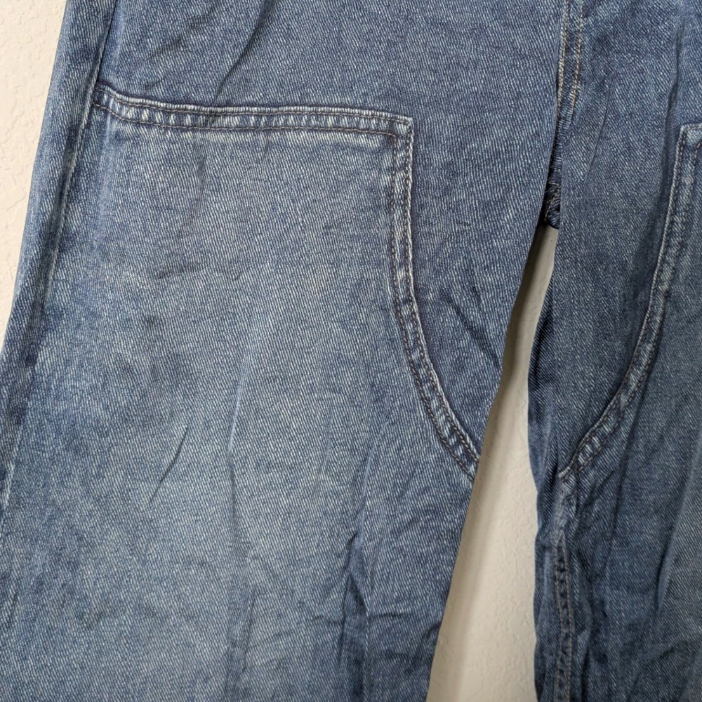 Rag & Bone Miramar Satin Logan Carpenter Pants Women's 26 Blue Avalon Hemmed - Picture 8 of 11